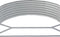 vidaXL - Plantenbak - 214x140x36 - cm - gepoedercoat - staal - zilverkleurig