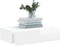 vidaXL - Tv-meubel - met - LED-verlichting - 60x35x15,5 - cm - hoogglans - wit