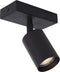 Atmooz - Plafondspots Darcy 1 - Zwarte plafondlamp - GU10 - Slaapkamer / Woonkamer / Eetkamer - Industrieel - Hoogte 16cm - Metaal