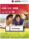 AgfaPhoto Drive 8GB - USB 2.0 - Grijs