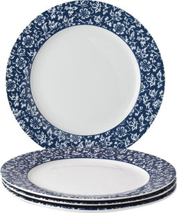 Laura Ashley Blueprint Collectables - Borden set van 4 - Ø 23 cm - Sweet Alyssum (4 stuks)