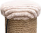 Designed by Lotte Ribbed - Krabpaal - Luxe ribbed stof - Roze - 35x35x50 cm