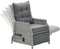 Garden Impressions Santacruz relax loungestoel - wicker - grijs