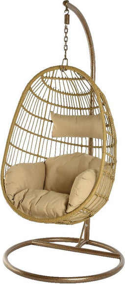 hangstoel ijzer wicker