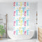 vidaXL - Doucherolgordijn - met - cassette - 90x240 - cm - stofbreedte - 86 - cm