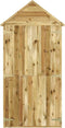 vidaXL - Tuinschuur - met - deur - 69,5x32x178 - cm - geïmpregneerd - grenenhout