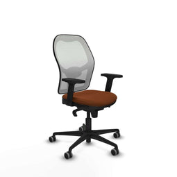 Piqueras y Crespo 2D036G0 - Gaming stoel - Hoogteverstelbaar met armleuning - Wit Bruin