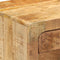 vidaXL - Nachtkastje - 37x32x50 - cm - massief - ruw - mangohout