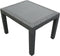 Tuintafel MINI Jack - bijzettafel 59 X 46 Cm - hoogte 40cm - Antraciet - voor buiten - Rotan Look