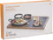 Cosy & Trendy Serveerplank Grillpan set 4-delig 38,5x25x1,5