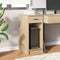 vidaXL - Computertorenstandaard - met - lade - 35x45x77 - cm - sonoma - eikenkleurig