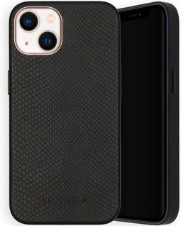 Selencia Hoesje Geschikt voor iPhone 13 Hoesje - Selencia Gaia Slang Backcover - Zwart