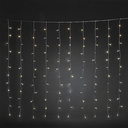 Konstsmide 3700-103 - LED lichtgordijn - 120 warm witte LEDs - 1.4m verlicht