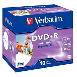 DVD+R Verbatim 10 Stuks 4,7 GB 16x (10 Stuks)