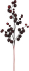 PTMD Twig Plant Kastanje Kunsttak - 53 x 28 x 107 cm - Bordeaux rood