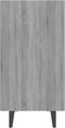 vidaXL - Dressoir - 103,5x35x70 - cm - bewerkt - hout - grijs - sonoma - eikenkleurig