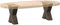 vidaXL - Salontafelpoten - 2 - st - X-vormig - 40x(30-31) - cm - staal - naturel