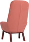 vidaXL Relaxstoel fluweel roze