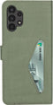 Mobiparts Galaxy A13 (2022) 4G - Classic Wallet Case - Ruimte voor pasjes - Groen