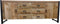 Dressoir Boaz 200 cm mango metaal - Naturel | mangohout - legplanken - hour - duurzaam