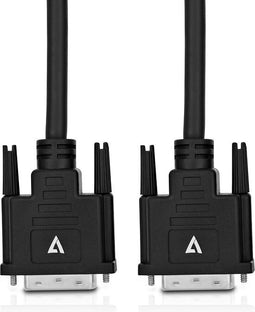 DVI Cable V7 V7DVIDVI-5M-BLK-1E Black 5 m