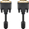 DVI-D Dual Link monitor kabel - verguld / zwart - 10 meter