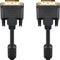 DVI-D Dual Link monitor kabel - verguld / zwart - 3 meter