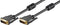 DVI-D Dual Link monitor kabel - verguld / zwart - 5 meter