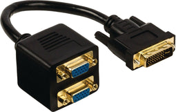 DVI-I (m) naar 2x VGA (v) splitter - 0,20 meter