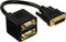 DVI-I (m) naar 2x VGA (v) splitter - 0,20 meter
