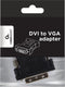 DVI (M) - VGA (F) adapter zwart