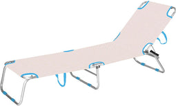 Solstol Marbueno Aluminium Opvouwbaar 187 x 24 x 58 cm