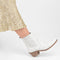PS Poelman TARTOR - Dames Enkellaarzen - Snake print details - Off White - Maat 37