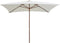 vidaXL - Parasol - met - houten - paal - 200x300 - cm - antraciet