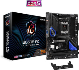 ASROCK B650E PG Riptide WiFi - Moederbord - ATX - Socket AM5 - AMD B650 - DDR5 - Realtek ALC897 - Killer E3100 - 2.5 Gbps LAN Ga naar het einde van de afbeeldingen-gallerij Ga naar het begin van de afbeeldingen-gallerij
