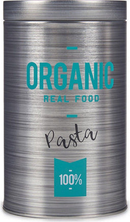 Tin Cirkelvormig Pasta's Grijs Blik (10,4 x 18,2 x 10,4 cm)