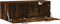vidaXL - Wandkast - 100x36,5x35 - cm - bewerkt - hout - gerookt - eikenkleurig