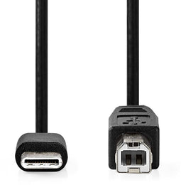 Nedis CCGB60650BK20 - USB-C 2.0 Kabel - 200cm - Zwart