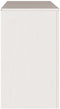 vidaXL - Ladekast - 'DRAMMEN'Wit - 111x43x73,5 - cm - Massief - Denhout