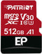 Patriot EP V30 - microSDXC 512GB - UHS-I Class 10 A1 V30