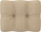 vidaXL - Palletkussens - 2 - st - stof - beige