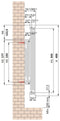 Plieger Compact Radiator Type 11 - Paneelradiator Vlak - 40 cm x 40 cm - Wit
