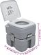 vidaXL - Campingtoilet - en - watertankset - draagbaar