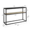 SoBuy FSB43-SCH - Consoletafel - 2-laags - 110 x 30 x 70 cm - Zwart