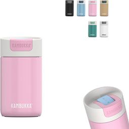 Kambukka Olympus - Thermosbeker 300 ml - Lekvrij - Snapclean® - Pink Kiss