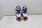 K3 Rolschaatsen - Verstelbaar 30-33 - Quick-lock snelsluiting - Wit - Regenboog