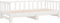 vidaXL - Slaapbank - met - onderschuifbed - 90x190 - cm - massief - grenenhout - wit
