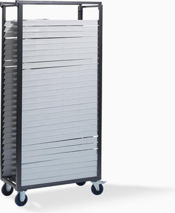 Wedding Klapstoel Trolley voor 30 stoelen, 93x47x195cm (LxBxH), T90400