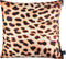 PTMD Nia Vierkant Kussen Panter - 45 x 10 x 45 cm - Velvet - Bruin