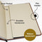 Dingbats A6 Pocket Wildlife Brown Bear Notebook - Plain